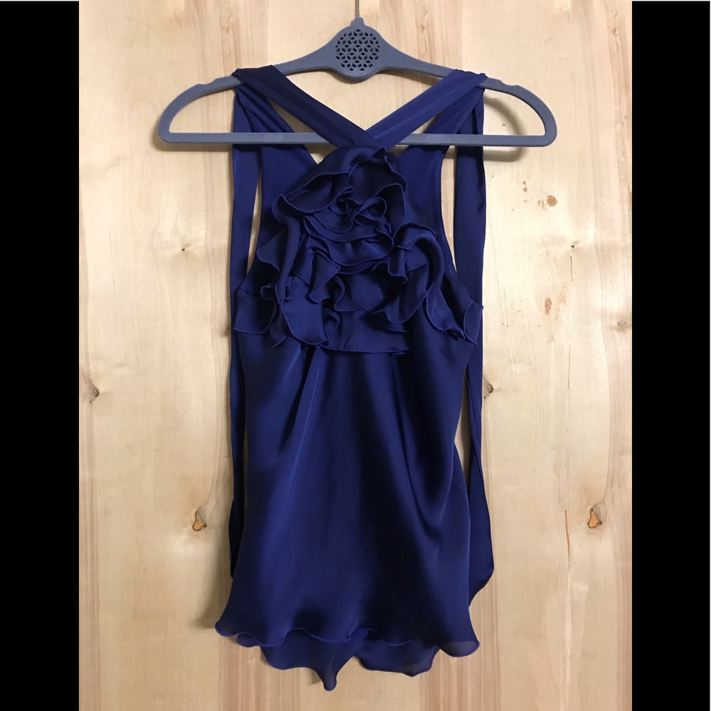 Beautiful Express Halter Top with Ruffles Size XS